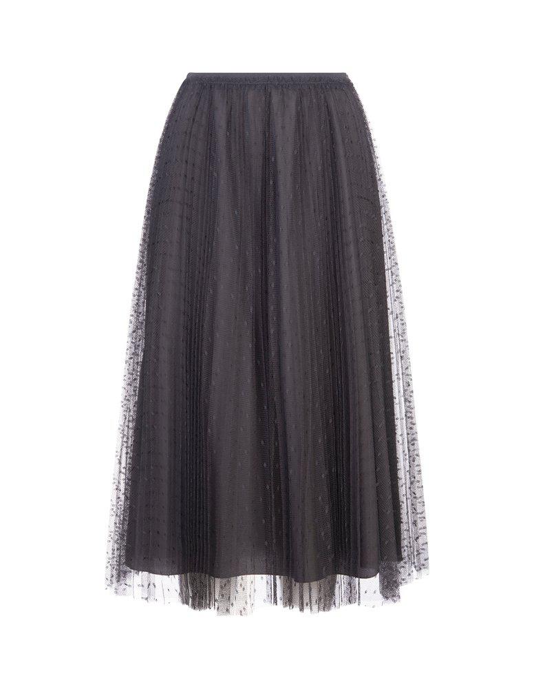 REDValentino High Waist Tulle Midi Skirt商品第1张图片规格展示