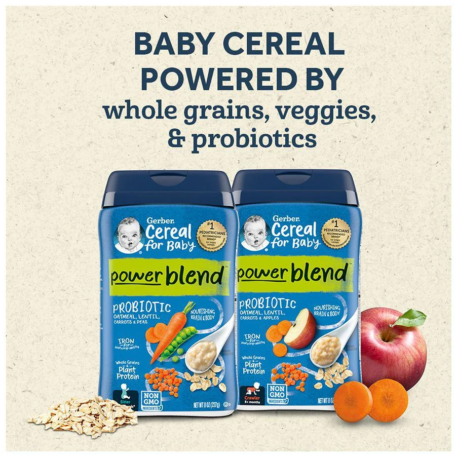 Power Blend Probiotic Cereal for Baby Oat Lentil Carrot Apple 商品