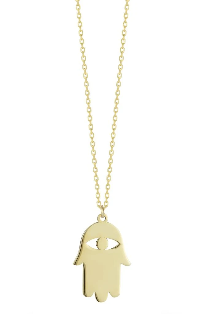 商品Ember Fine Jewelry|14K Gold Hamsa Pendant Necklace,价格¥2949,第1张图片