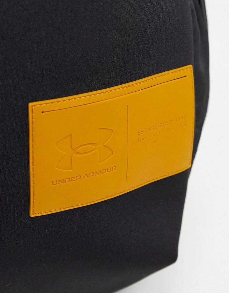 商品Under Armour|Under Armour rolan lux backpack in black and yellow,价格¥220,第3张图片详细描述