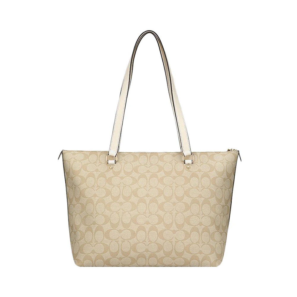 coach 女士大号卡其色PVC手提单肩包 79609IMDQC 商品