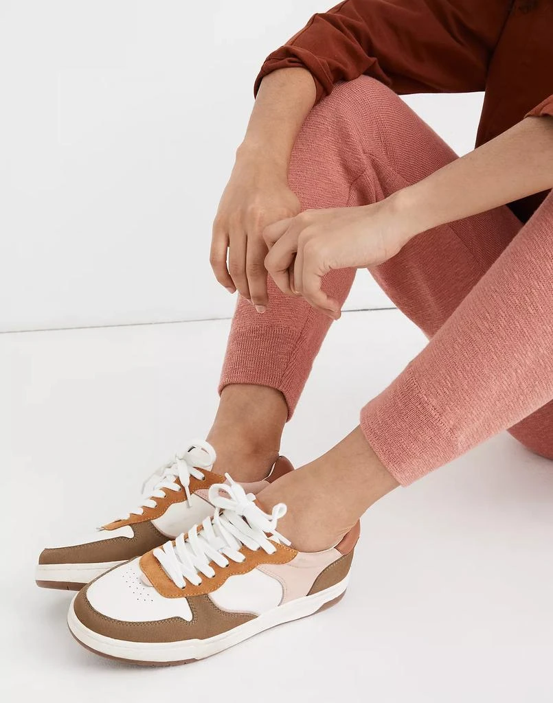 商品Madewell|Court Sneakers in Nubuck and Recycled Leather,价格¥555,第4张图片详细描述