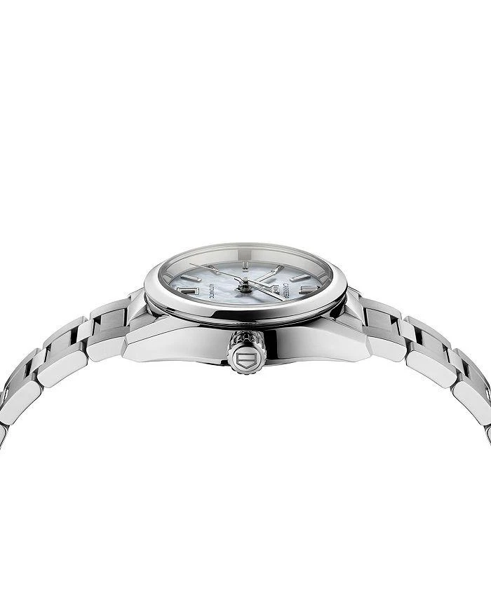 商品TAG Heuer|Carrera Stainless Steel and White Mother of Pearl Automatic Dial Watch, 29mm,价格¥20179,第2张图片详细描述