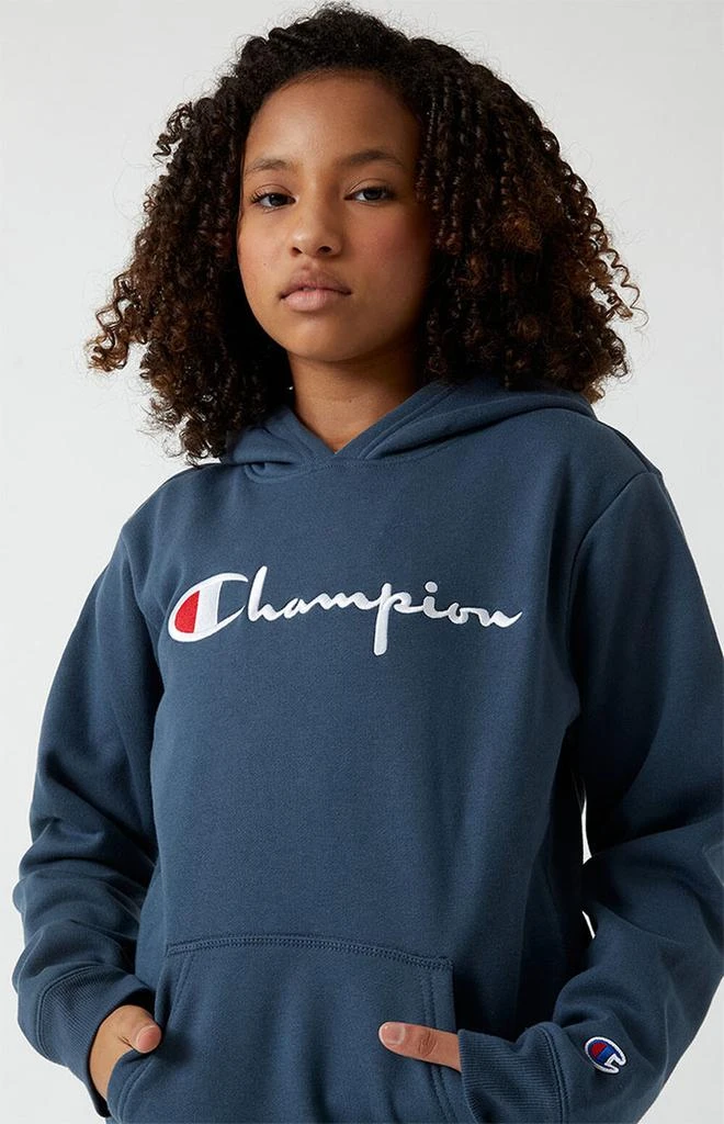 商品CHAMPION|Kids Script Logo Hoodie,价格¥260,第2张图片详细描述