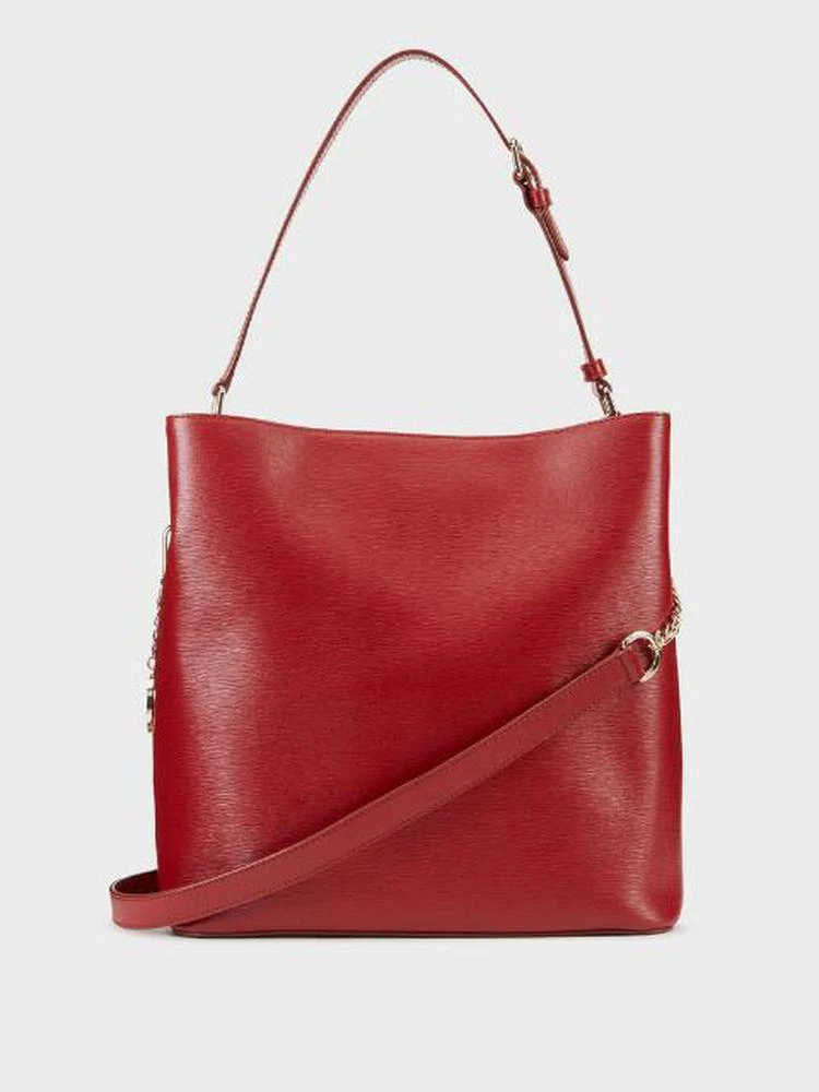 商品DKNY|Sutton Textured Leather Large Bucket Bag,价格¥1131,第3张图片详细描述