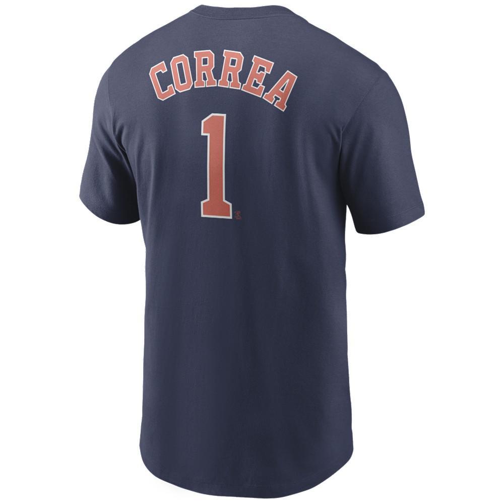 商品NIKE|Men's Carlos Correa Houston Astros Name and Number Player T-Shirt,价格¥244,第1张图片