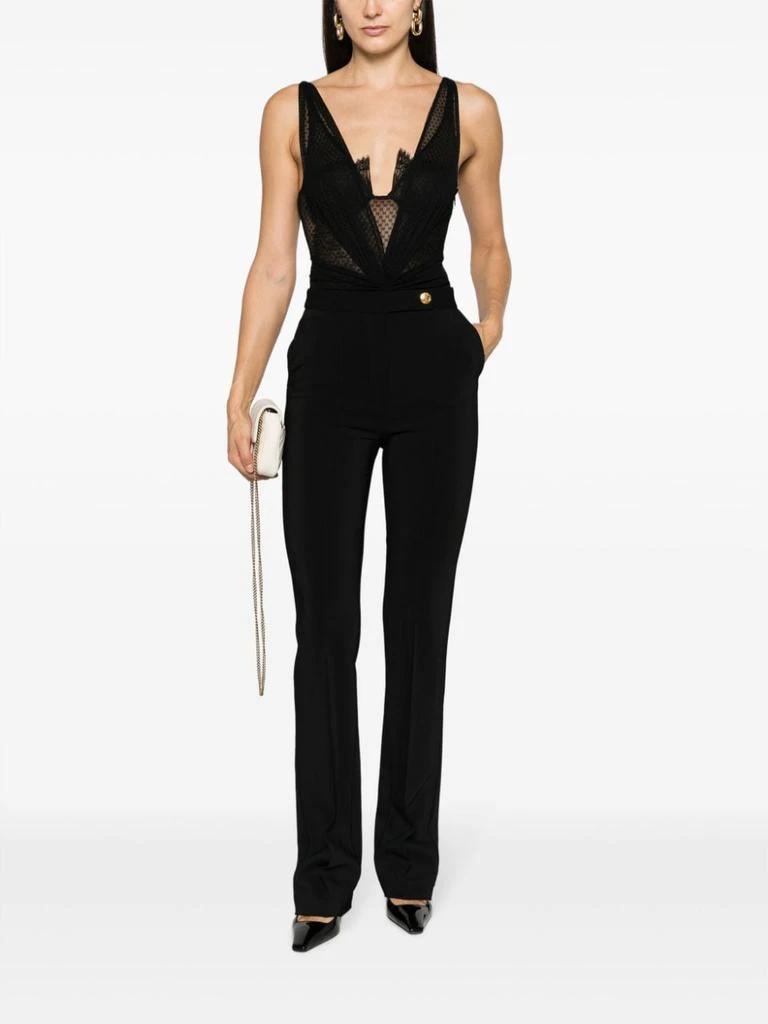 商品ELISABETTA FRANCHI|LACE APPLIQUé TULLE BODYSUIT,价格¥2643,第2张图片详细描述