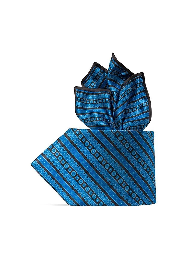 商品Stefano Ricci|Luxury Hand-Printed Silk Tie Set,价格¥4143,第1张图片