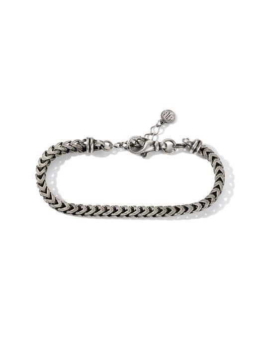 商品Pepe Zoo|Squallo Vintage Silver Bracelet,价格¥1129,第4张图片详细描述