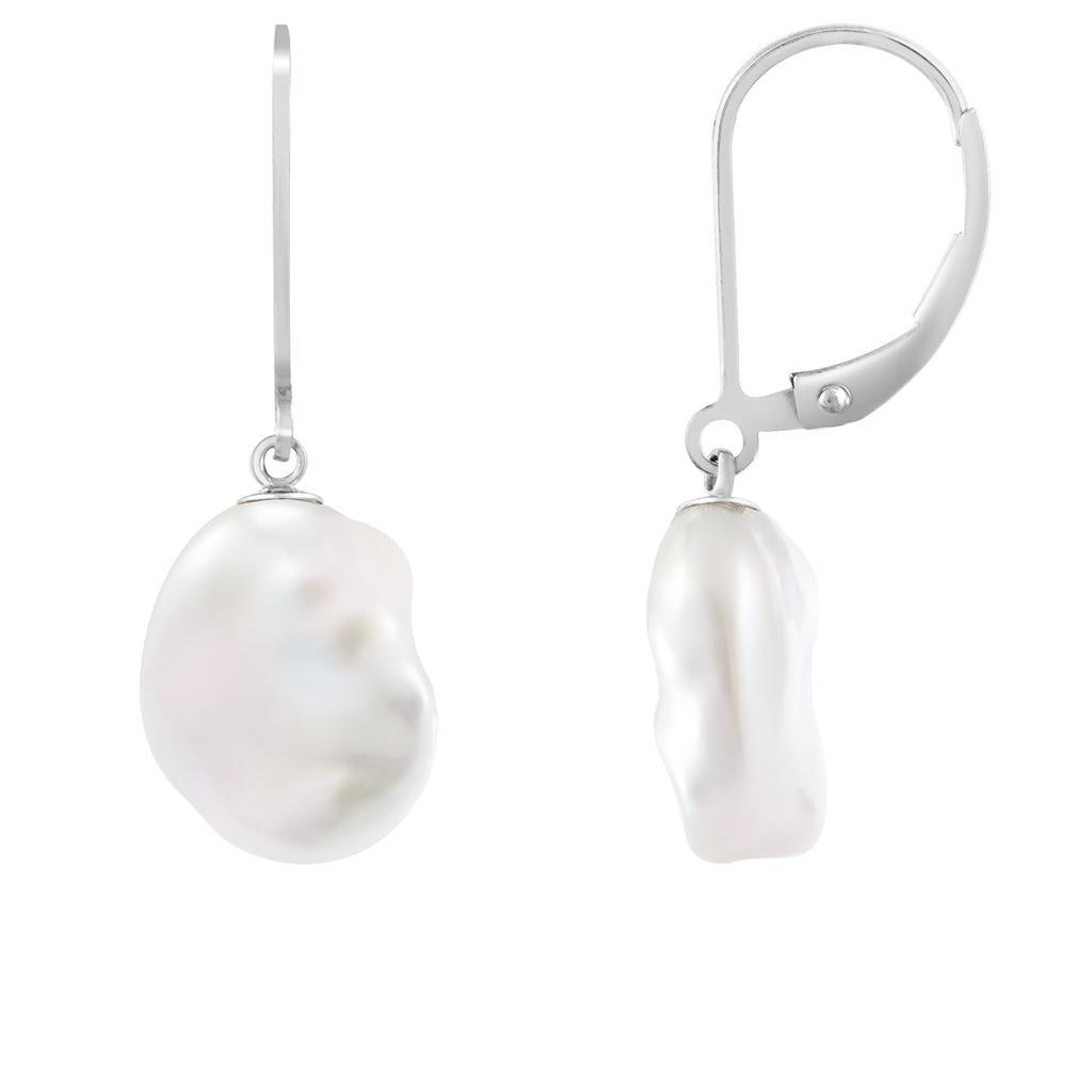 商品Splendid Pearls|Sterling Silver 11-12mm Pearl Earrings,价格¥244,第1张图片