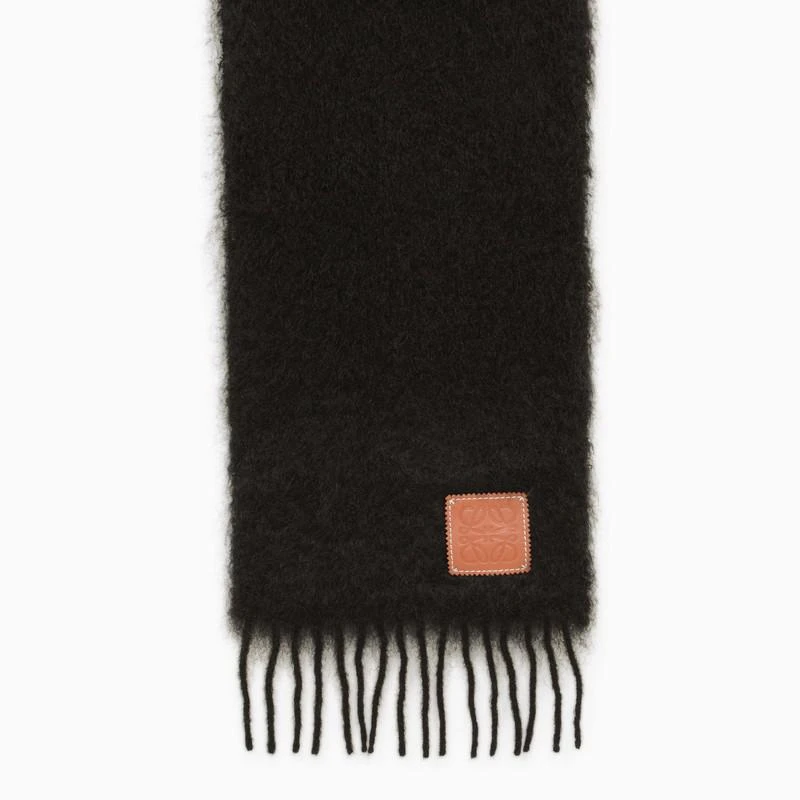 商品Loewe|Black wool and mohair scarf,价格¥1785,第3张图片详细描述