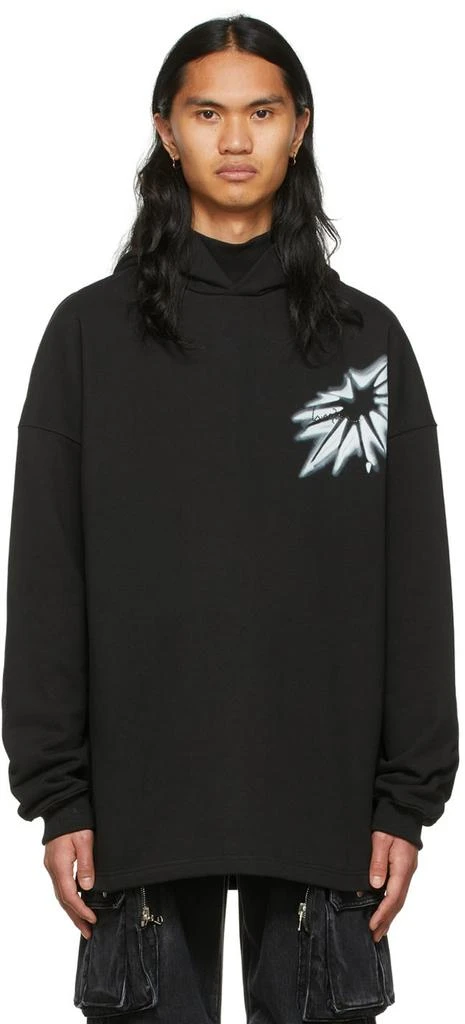 商品We11done|Black Cotton Hoodie.,价格¥1470,第1张图片