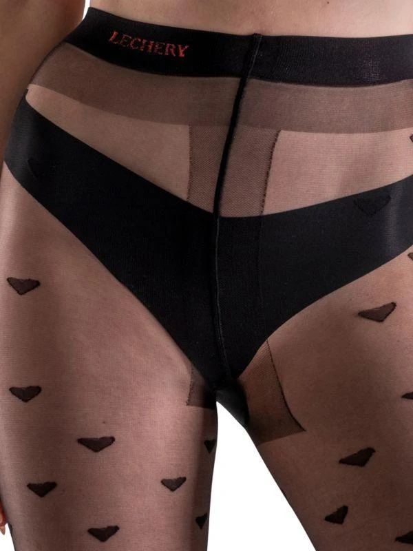 商品LECHERY|1-Pack Sheer Heart Tights,价格¥199,第4张图片详细描述