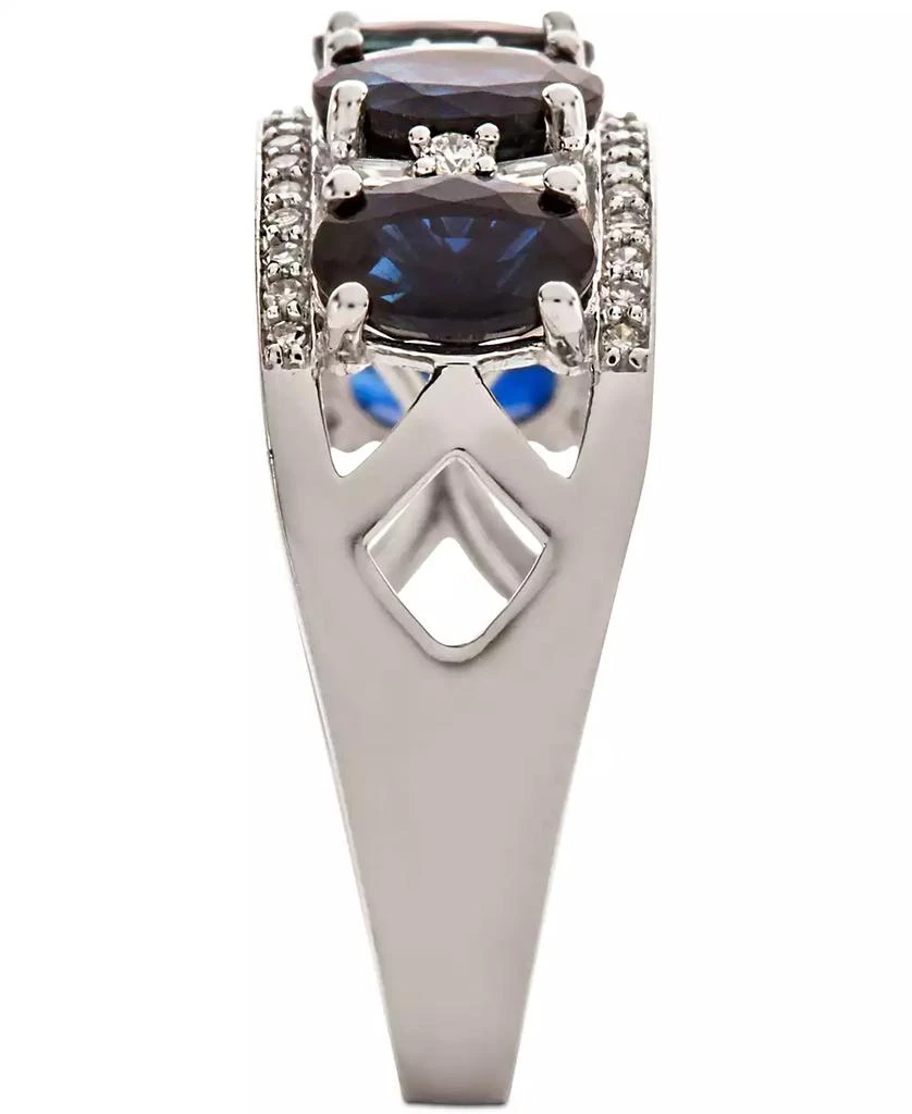 商品Macy's|Sapphire (2-7/8 ct. t.w.) & Diamond (1/3 ct. t.w.) Ring in 14k White Gold (Also in Emerald, Tanzanite and Ruby),价格¥14612,第5张图片详细描述