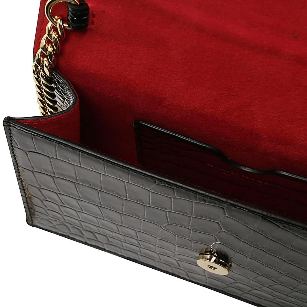 商品Alexander McQueen|Alexander McQueen Skull Embossed Crossbody Bag,价格¥6758,第4张图片详细描述