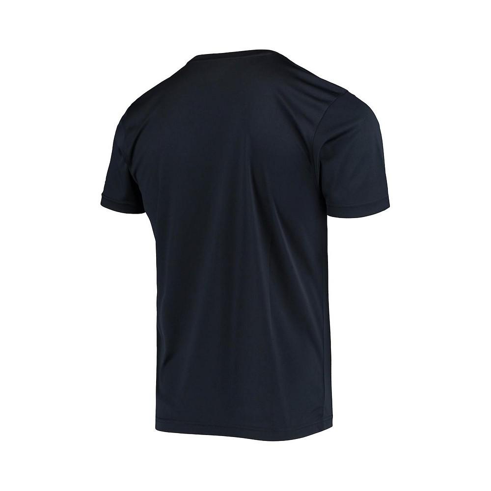 Men's Navy Gonzaga Bulldogs Wordmark Slash T-shirt商品第4张图片规格展示