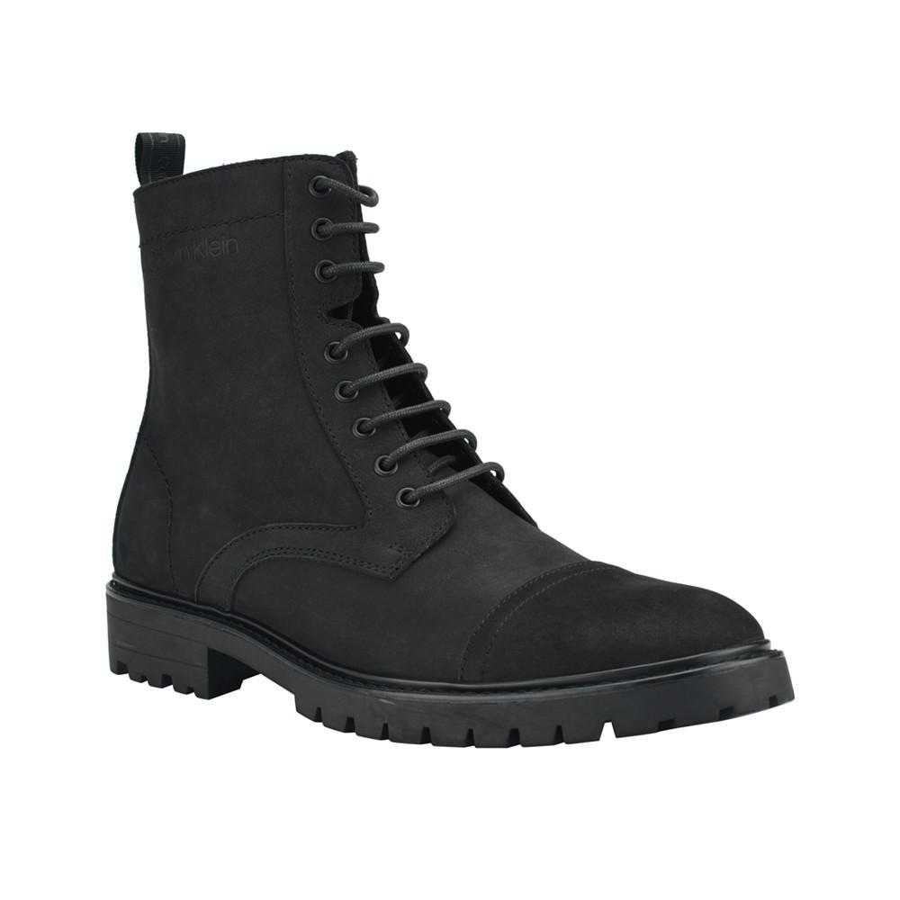 商品Calvin Klein|Men's Lorenzo Lace Up Boots,价格¥817,第1张图片