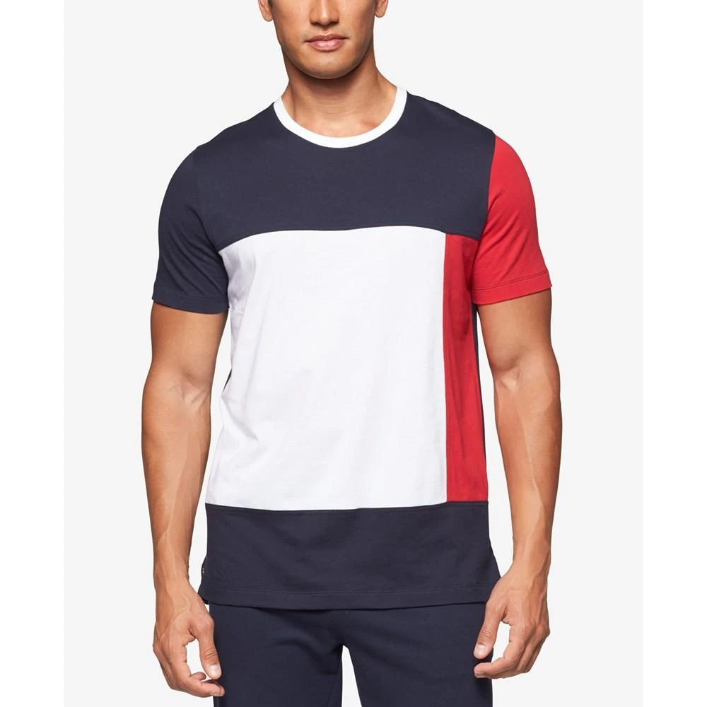 商品Tommy Hilfiger|Men's Modern Essentials Colorblocked Cotton T-Shirt,价格¥85,第4张图片详细描述