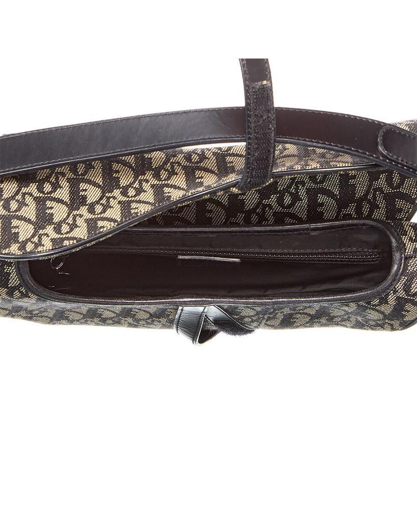 商品[二手商品] Dior|Dior Beige Canvas Oblique Saddle Bag (Authentic Pre-Owned),价格¥18767,第6张图片详细描述