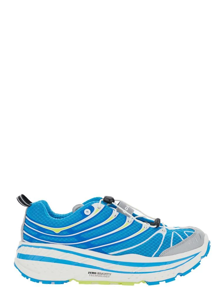 商品Hoka One One|stinson Evo Og Blue Sneakers With Insert Design And Drawstring Closure In Synthetic Fiber Unisex,价格¥1903,第1张图片