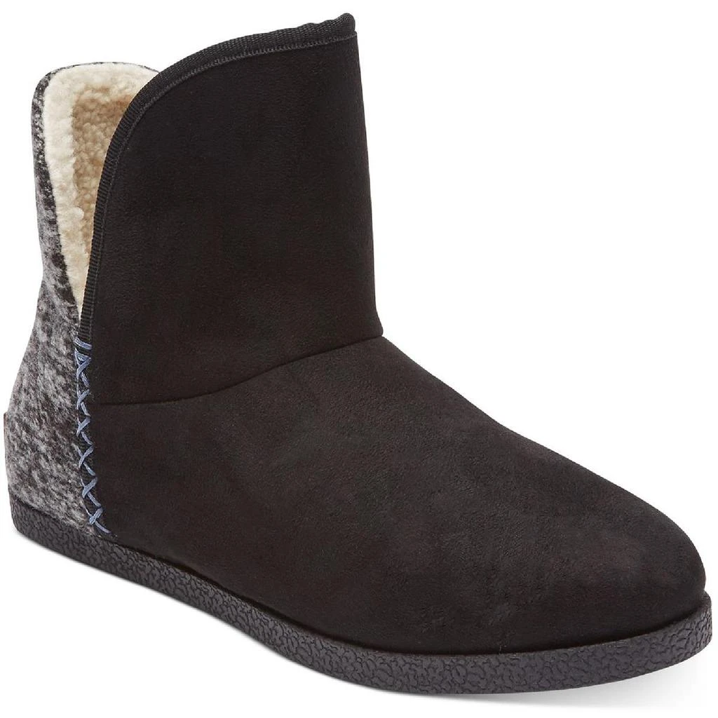 商品Rockport|Rockport Womens Faux Suede Faux Fur Lined Bootie Slippers,价格¥108,第1张图片