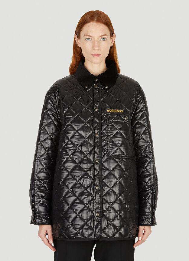 Quilted Jacket in Black商品第1张图片规格展示