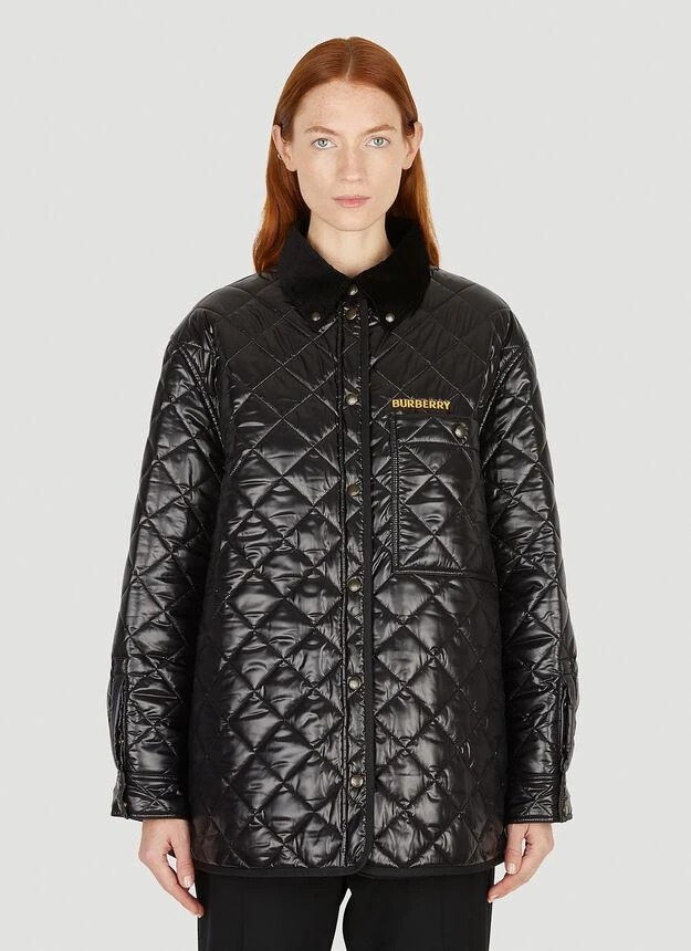 商品Burberry|Quilted Jacket in Black,价格¥17935,第1张图片