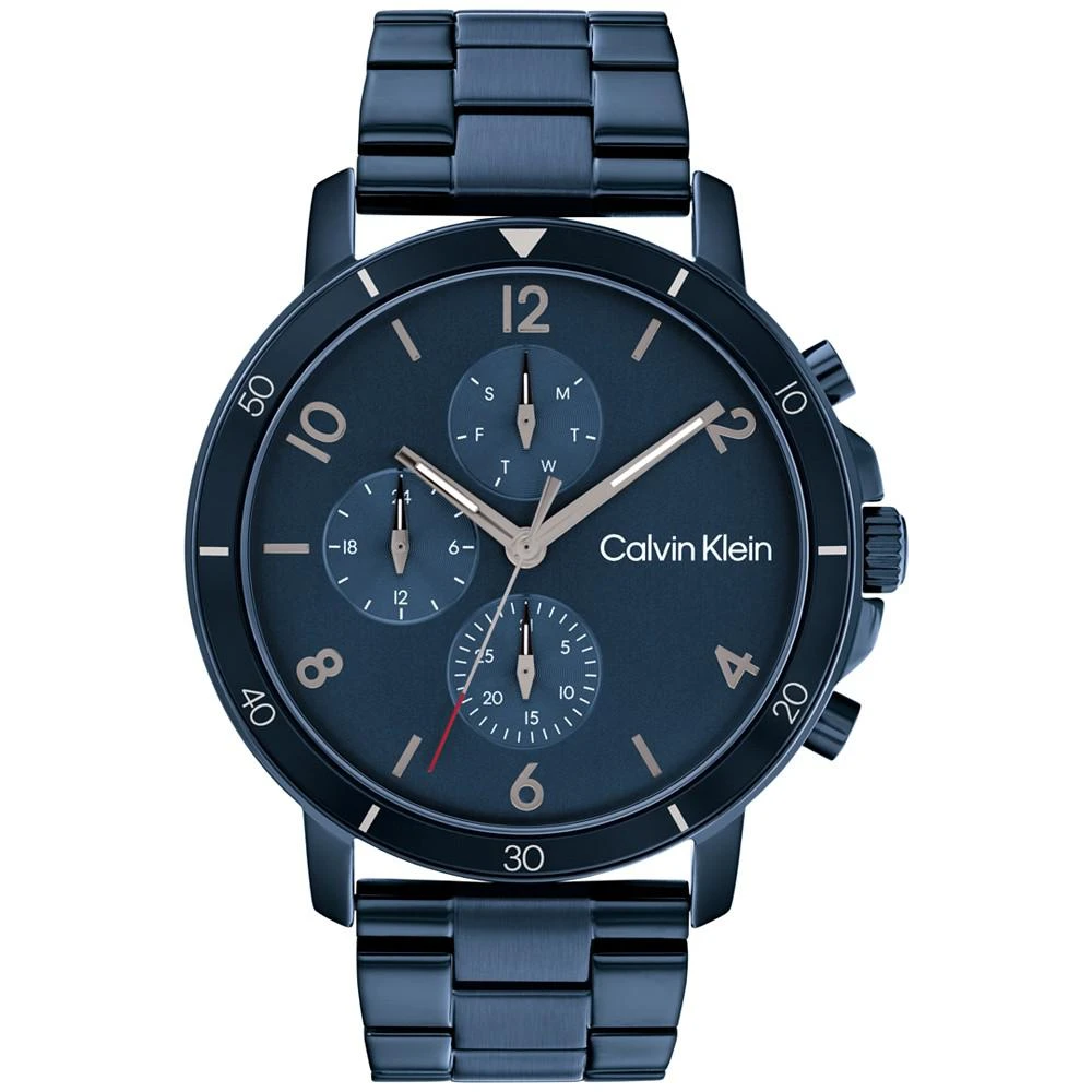 商品Calvin Klein|Men's Gauge Stainless Steel Bracelet Watch 46mm,价格¥1127,第1张图片