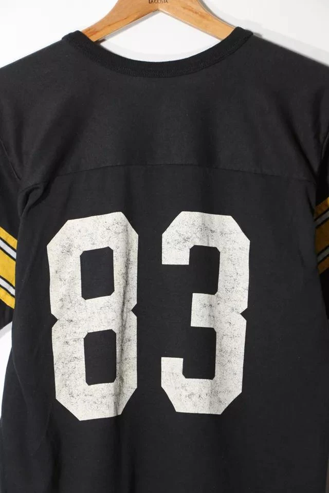 商品Urban Outfitters|Vintage NFL Pittsburgh Steelers Jersey Cut T-shirt Made in USA,价格¥898,第4张图片详细描述