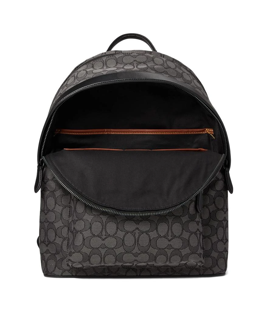 商品Coach|Charter Backpack in Signature Jacquard,价格¥2237,第3张图片详细描述