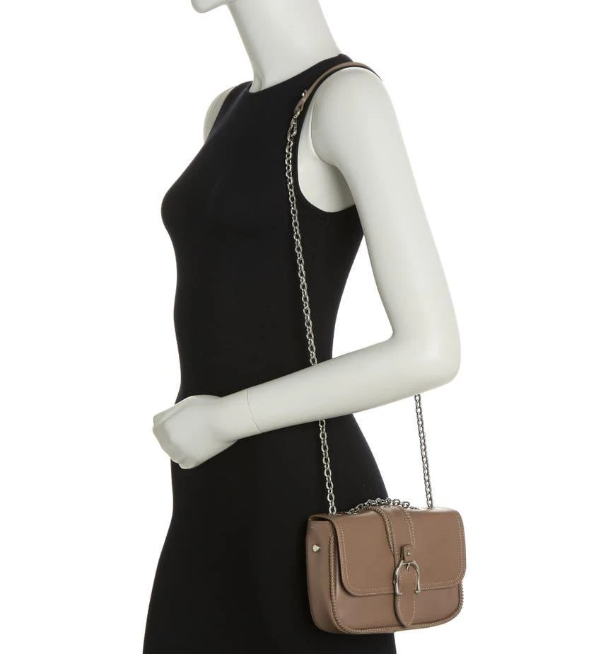 商品Longchamp|Buckle Convertible Leather Shoulder Bag,价格¥2204,第2张图片详细描述
