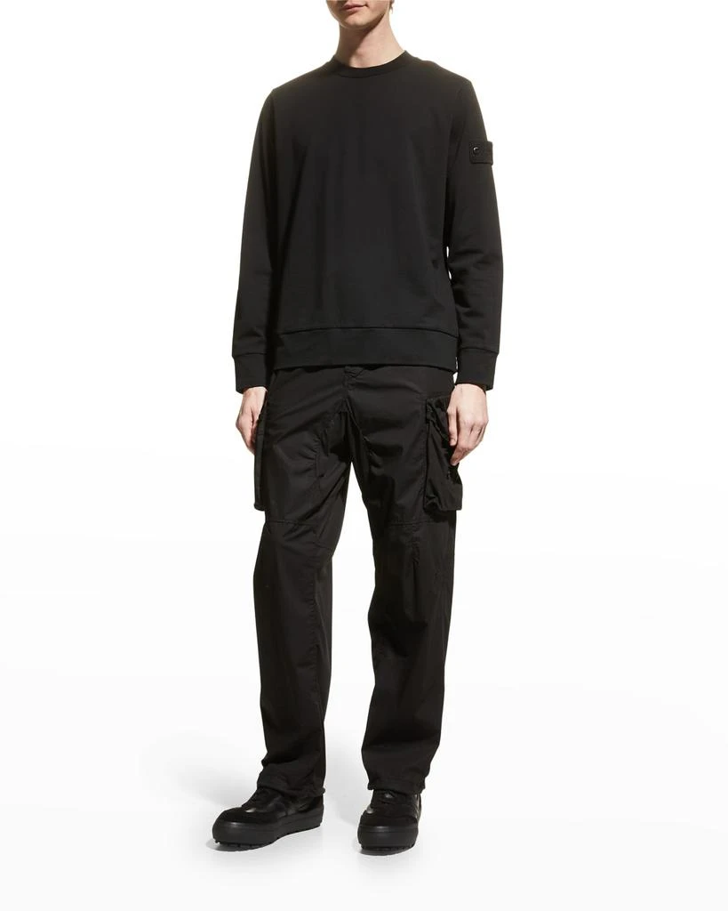 商品Stone Island|Men's Cotton Terry Garment-Dyed Sweatshirt,价格¥1826,第3张图片详细描述