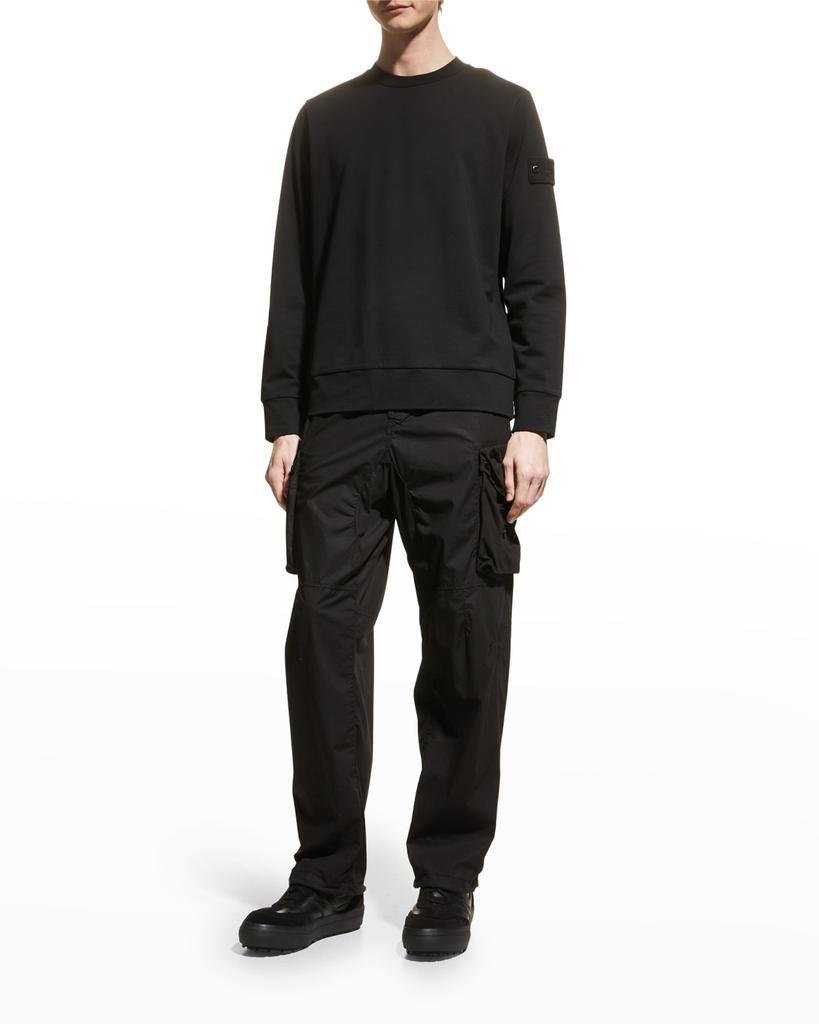 商品Stone Island|Men's Cotton Terry Garment-Dyed Sweatshirt,价格¥1752,第5张图片详细描述