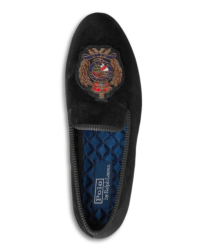 Men's Paxton Crest Velvet Slipper 商品