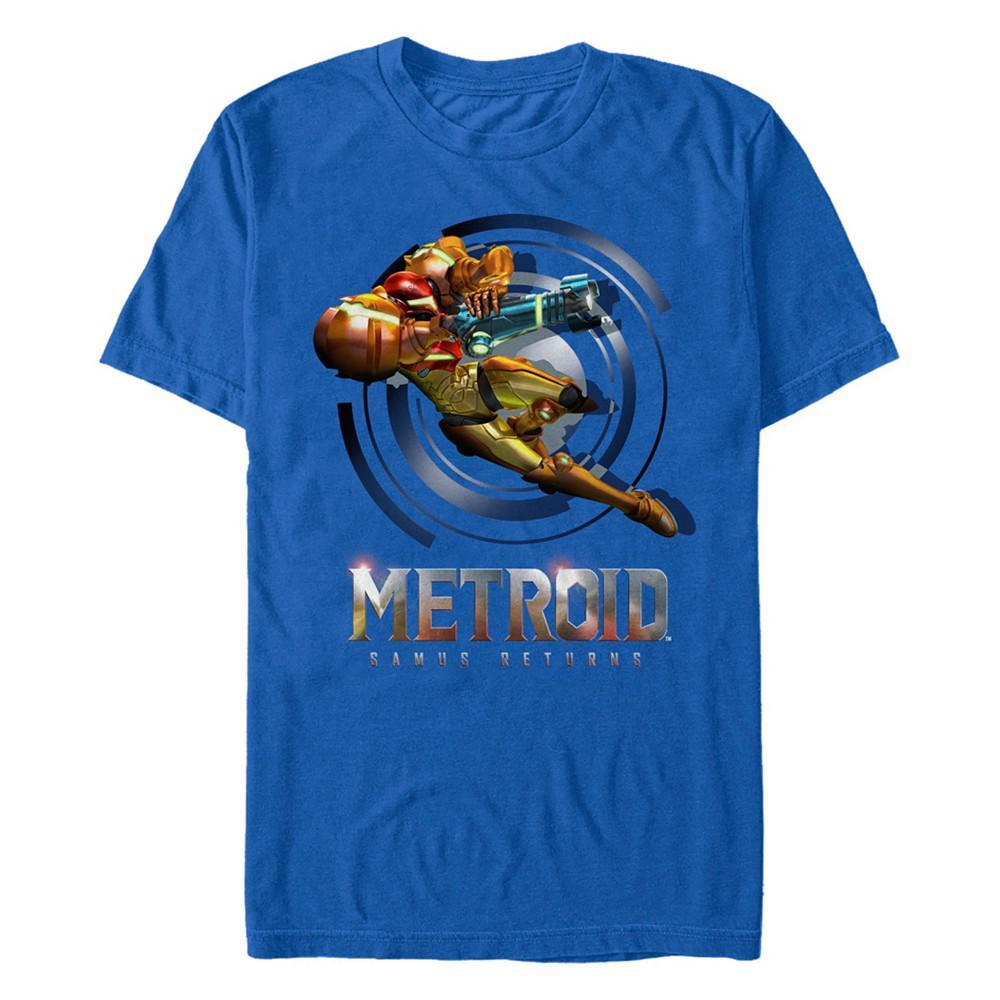 商品Nintendo|Nintendo Men's Metroid Samus Returns Short Sleeve T-Shirt,价格¥176,第1张图片