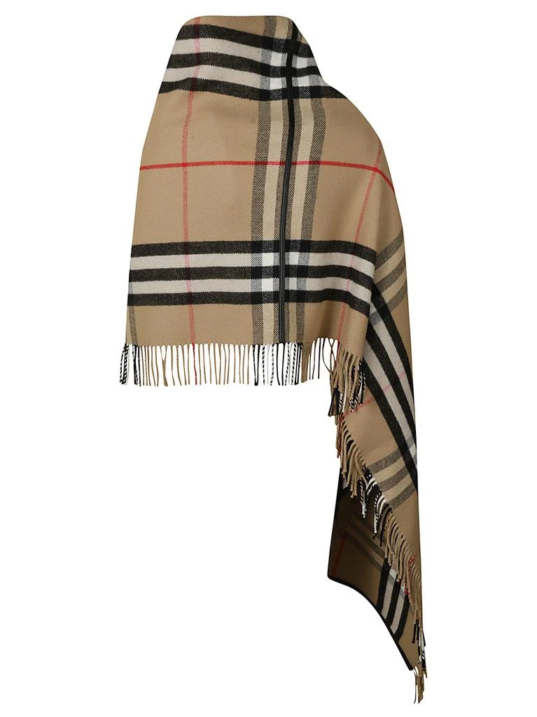 商品Burberry|Burberry Giant Check Helen Pocket Cape,价格¥8741,第2张图片详细描述