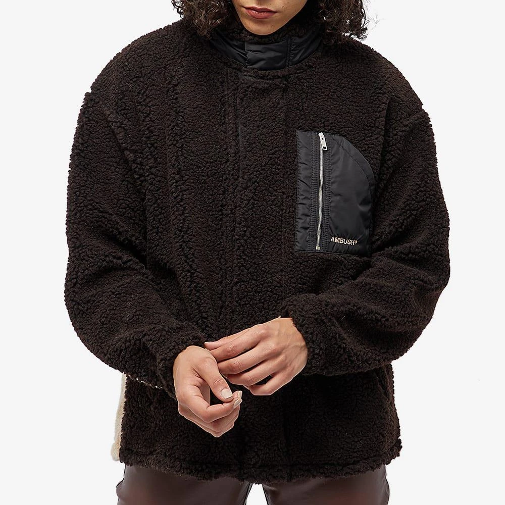 商品Ambush|Ambush Fleece Pull Over Jacket,价格¥2724,第3张图片详细描述