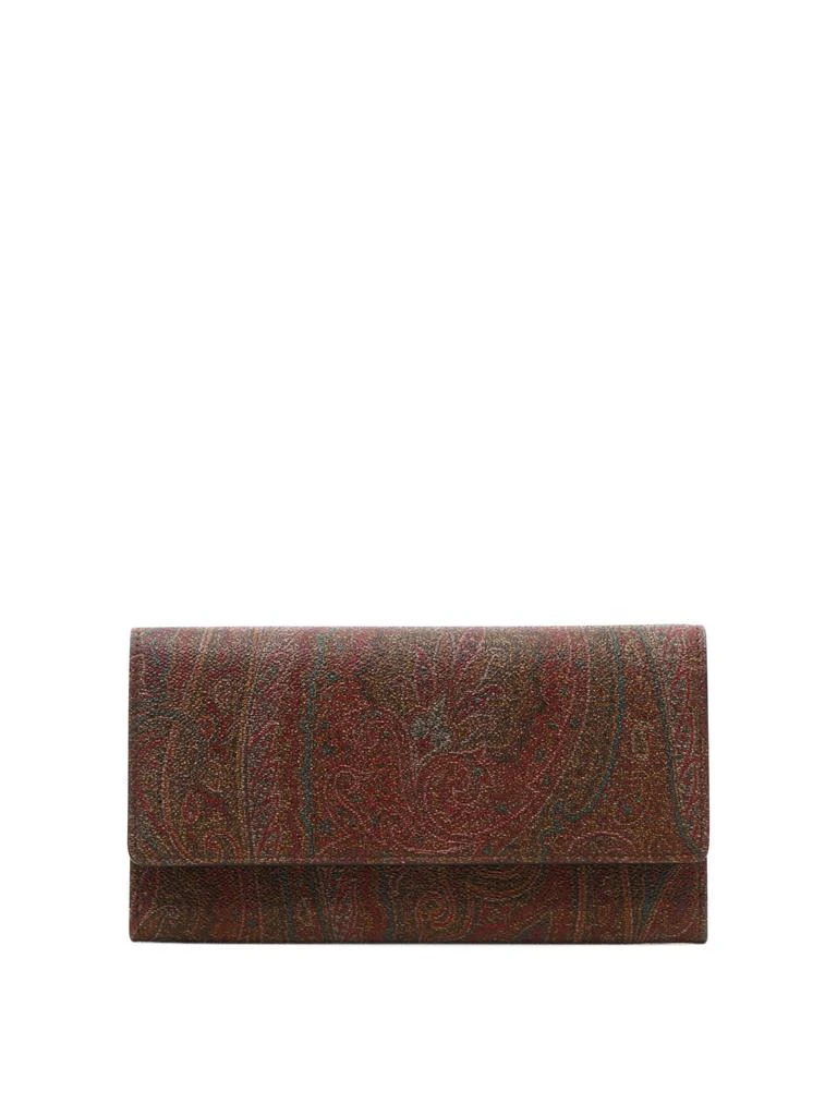 商品ETRO|Paisley Wallets & Card Holders Brown,价格¥1379,第1张图片