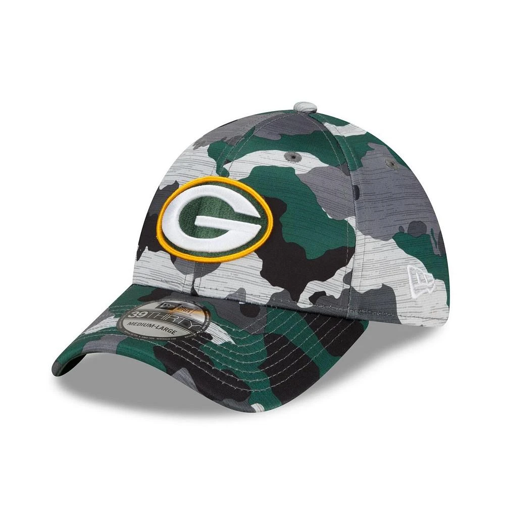 商品New Era|Men's Camo Green Bay Packers 2022 NFL Training Camp Official 39THIRTY Flex Hat,价格¥285,第2张图片详细描述