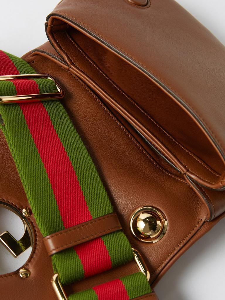 商品Gucci|New Blondie small Web-stripe leather shoulder bag,价格¥16259,第7张图片详细描述