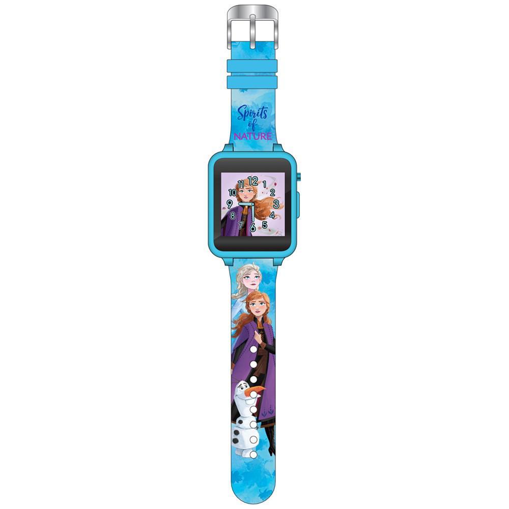 商品Accutime|Kid's Frozen 2 Blue Silicone Strap Touchscreen Smart Watch 46x41mm,价格¥395,第4张图片详细描述