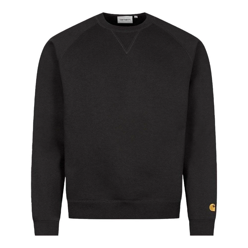 商品Carhartt|Carhartt WIP Chase Sweatshirt - Black / Gold,价格¥623,第1张图片