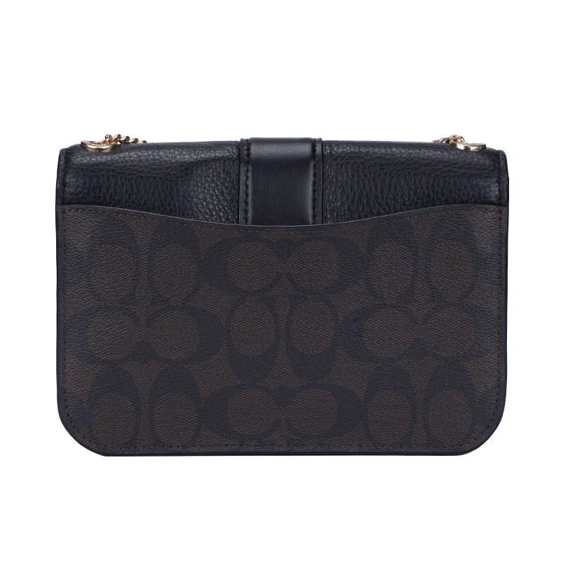 COACH 奥莱款女士PVC配皮单肩斜挎链条包7287IMAA8 商品