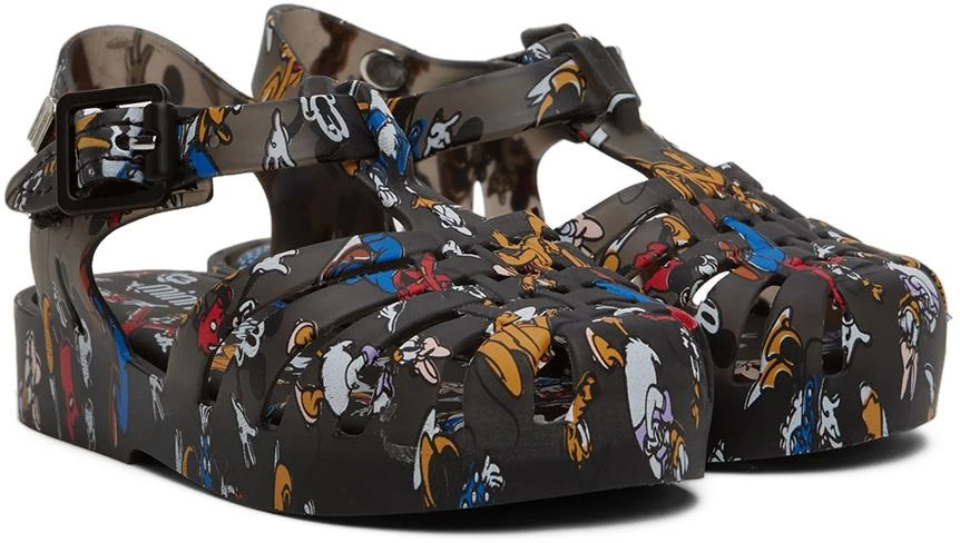 商品Mini Melissa|Baby Black Disney Edition Mickey & Friends Possession Flats,价格¥280,第4张图片详细描述