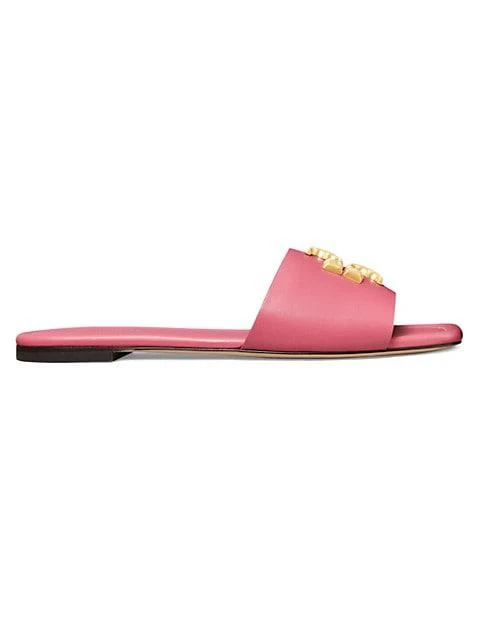 商品Tory Burch|Eleanor Leather Slides,价格¥1051,第1张图片