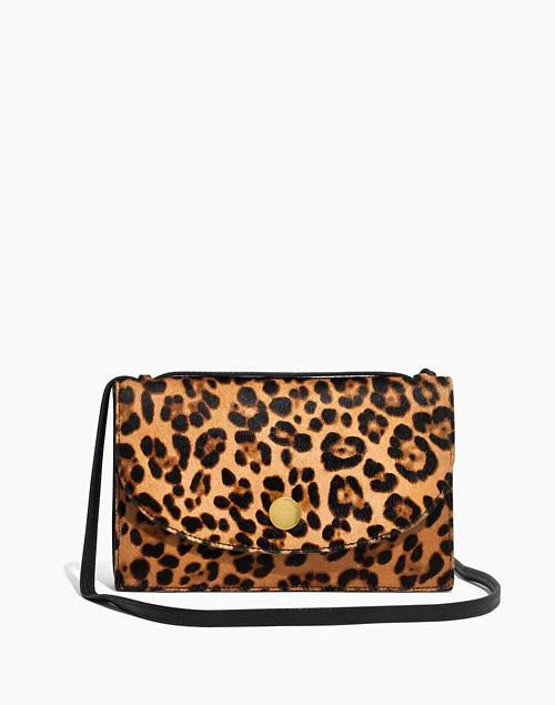 商品Madewell|The Slim Convertible Bag in Leopard Calf Hair,价格¥1100,第1张图片