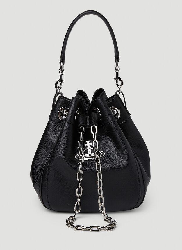 商品Vivienne Westwood|Chrissy Medium Bucket Handbag in Black,价格¥3091,第1张图片
