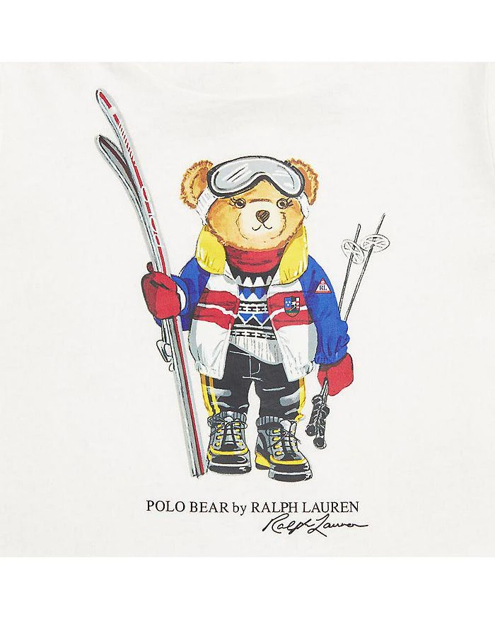 商品Ralph Lauren|Polo Girls' Polo Bear Cotton Long-Sleeve Tee - Baby,价格¥168,第3张图片详细描述