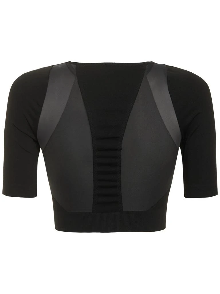 商品Wolford|Sporty Butterfly Stretch Tech Crop Top,价格¥1415,第4张图片详细描述