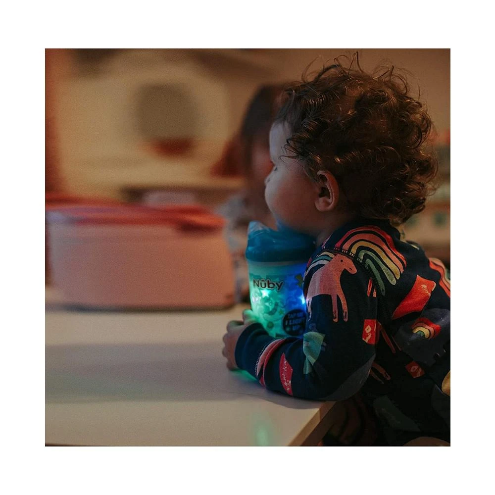 商品Nuby|Insulated Light-Up Easy Sippy Cup, Blue Space, 10 Oz,价格¥121,第3张图片详细描述